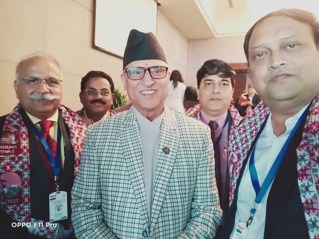 Director Terrablock Machinery Mr Sanjeev Mahapatra led an 42 member Industrial Delegation to kathmandu