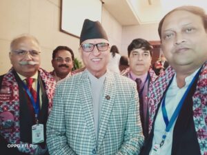 Director Terrablock Machinery Mr Sanjeev Mahapatra led an 42 member Industrial Delegation to kathmandu 