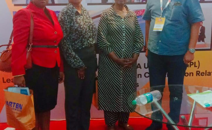 Her Excellency Margaret L Kyogire Deputy High Commissioner Republic of Uganda visited the stall of Terrablock Machinery along with other officials of the Uganda Embassy and discussed with Mr.Sanjeev Mahapatra the Director of Terrablock Machinery