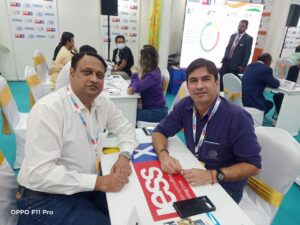 Terrablock Machinery Director Mr.Sanjeev Mahapatra on a B2B Discussion with Mr Fabio S Messi International Business Analyst " Global Brazil Import and Export machines and Equipments Ltd 'from Brazil